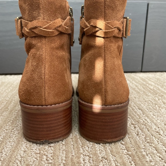 Soludos Fulton bootie in tan - Picture 4 of 9